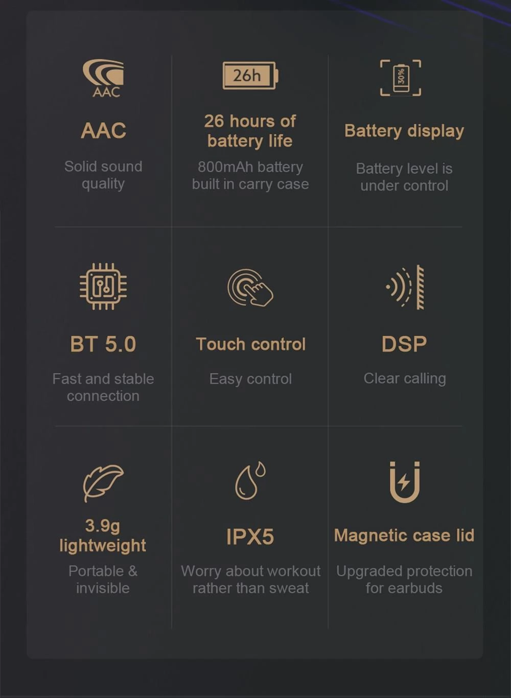 Haylou gt1 discount pro charging case